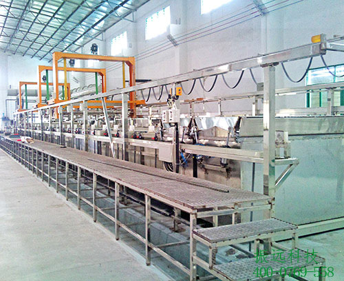 全自动电镀生产线调试