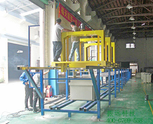 电镀线安装现场