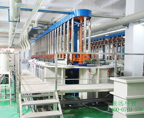 环形电镀生产线安装